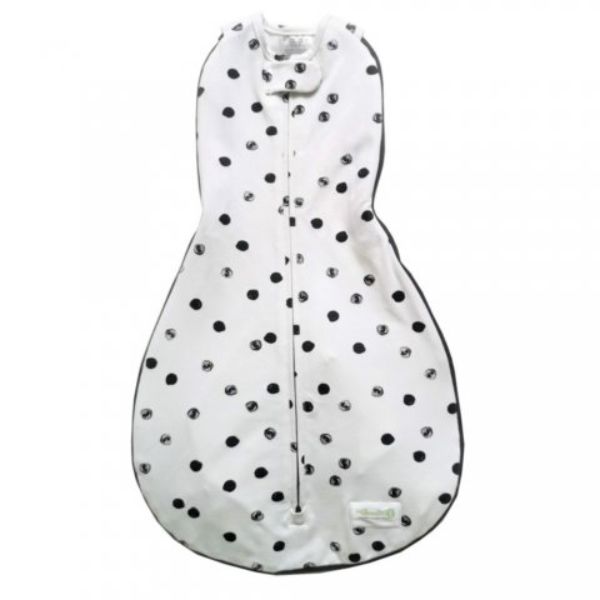 成長包巾 純白點點